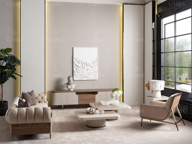 Harmony Gab Tufted Sofa