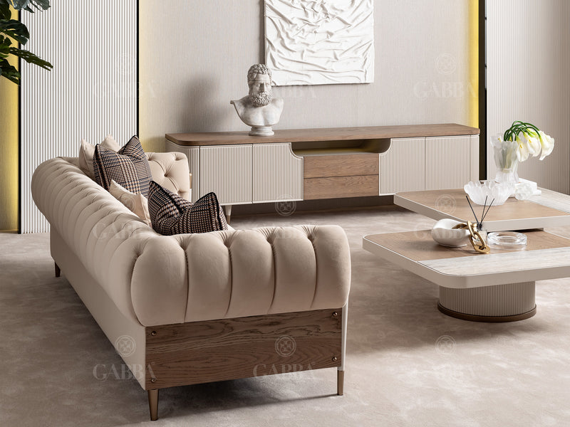 Harmony Gab Tufted Sofa