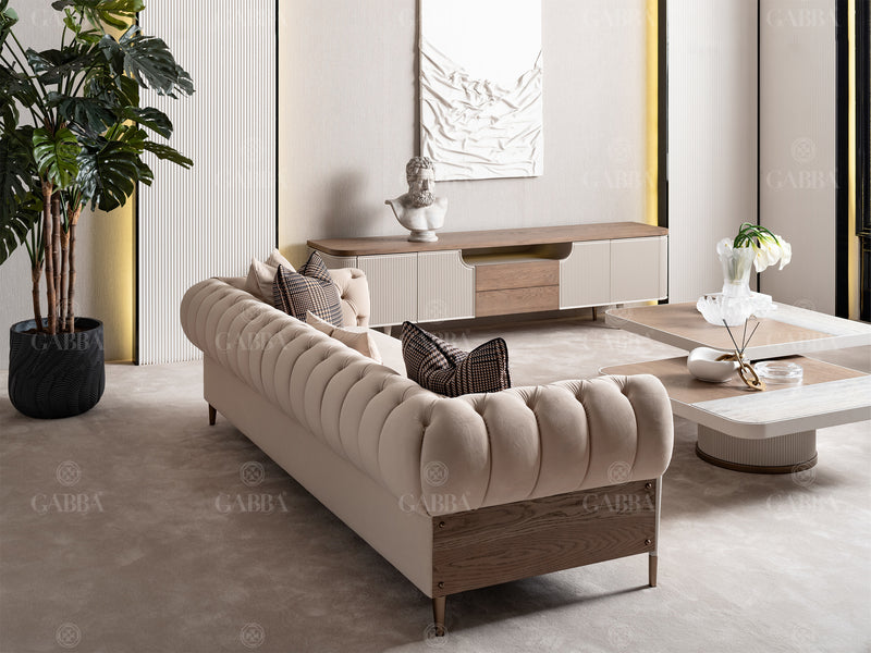 Harmony Gab Tufted Sofa