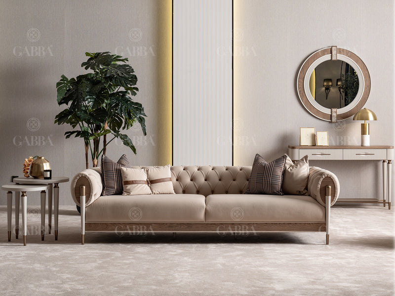 Harmony Gab Tufted Sofa