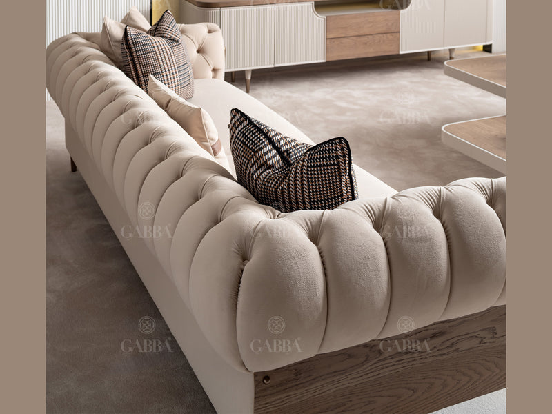 Harmony Gab Tufted Sofa