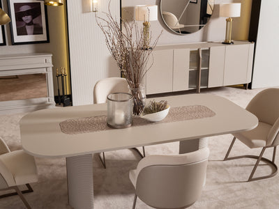 Leora 6 Person Dining Room Set