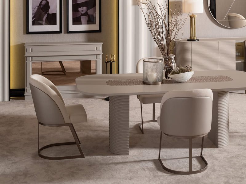 Leora 6 Person Dining Room Set