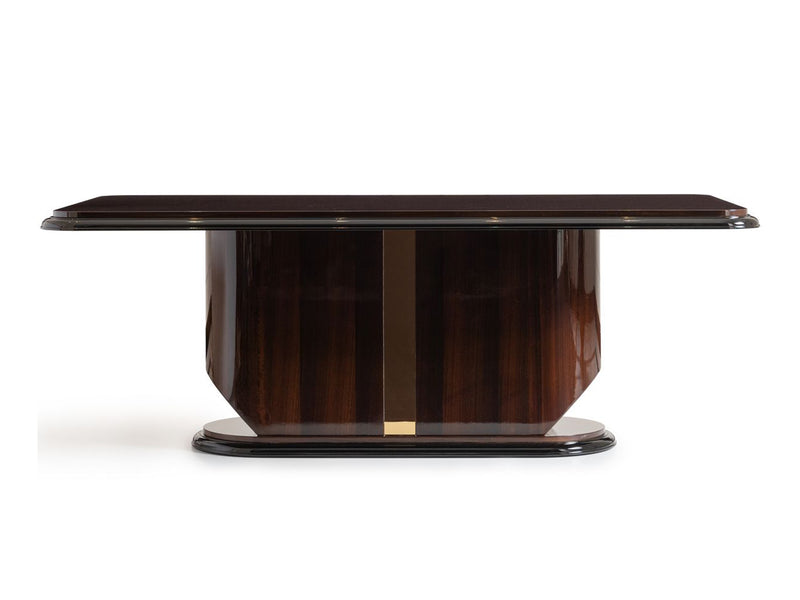 Nevada Gab 86.6" Wide 6 Person Dining Table