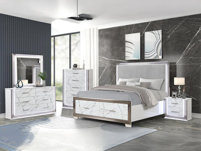 Desire 63" Wide 6 Drawer Dresser With Mirror