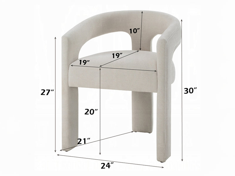 Gamarya 24" Wide Dining Armchair (Set of 2)