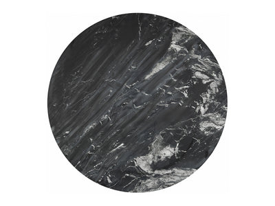 Genoa 48" Wide Genuine Marble Round Dining Table