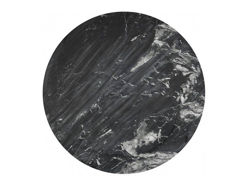 Genoa 48" Wide Genuine Marble Round Dining Table