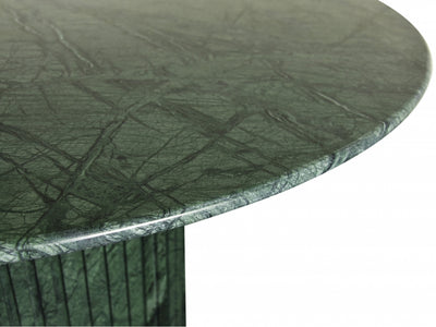 Genoa 48" Wide Genuine Marble Round Dining Table