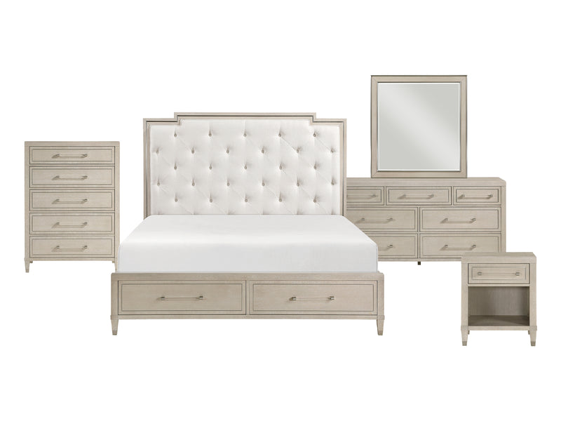 Genoa Elegance 38" Wide 5 Drawer Chest