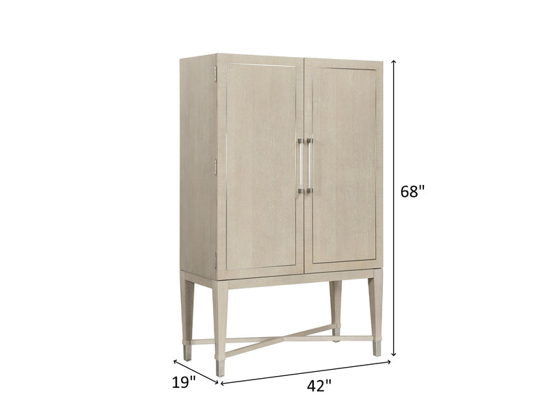 Genoa Elegance 42" Wide 2 Door Dining Cabinet