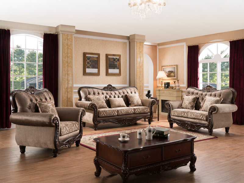 Giana Traditional Living Room Set