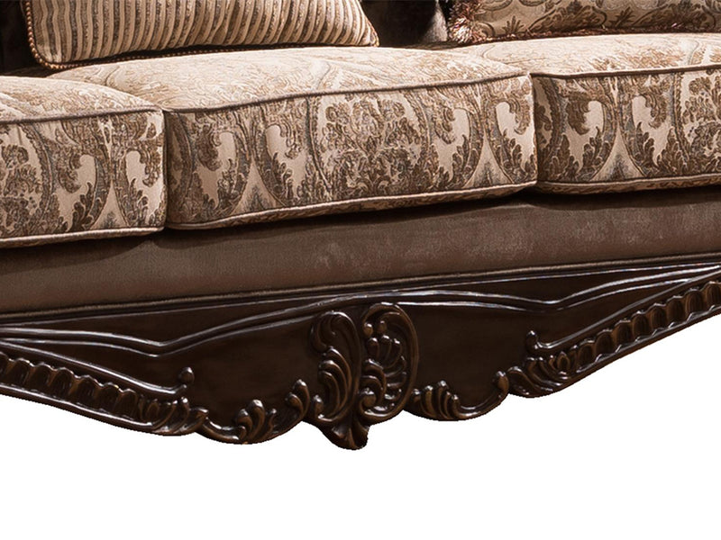 Giana Tufted Upholstery Traditional Sofa