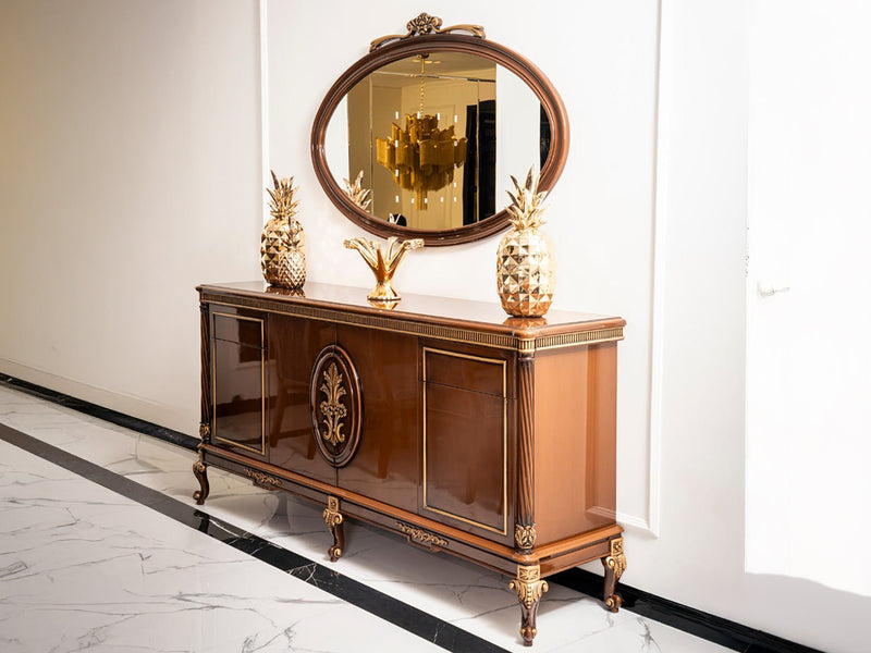 Gize Traditional 10 Person Dining Room Set