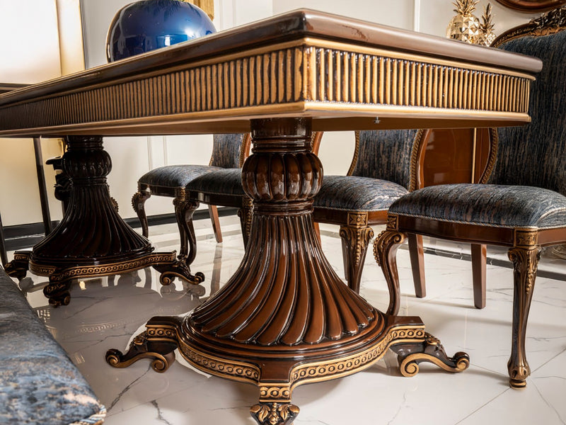 Gize Traditional 10 Person Dining Room Set