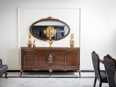 Gize Traditional 10 Person Dining Room Set