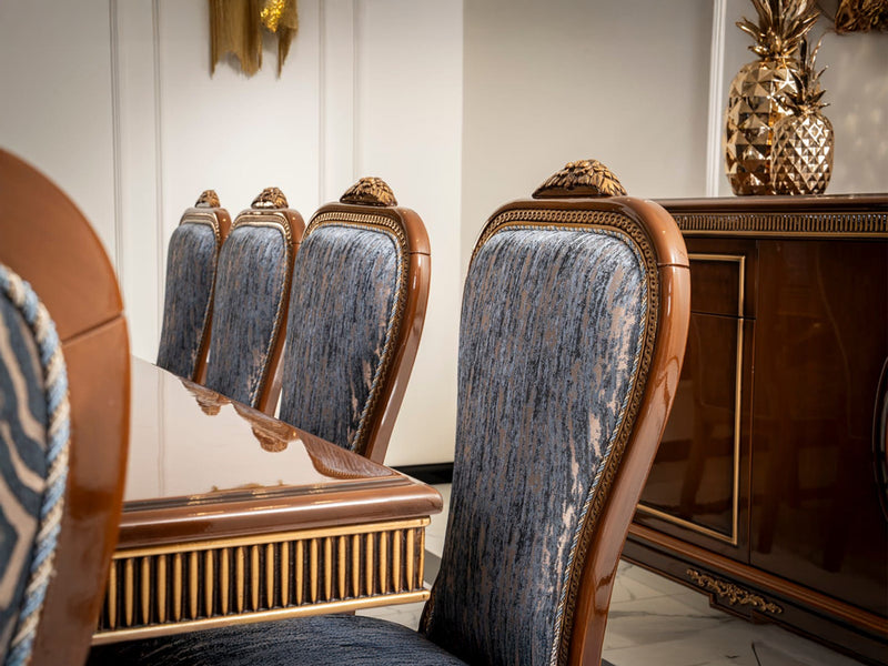 Gize Traditional 10 Person Dining Room Set