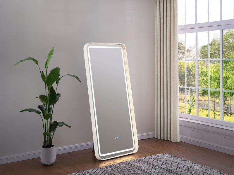 Glendora 32" x 71" LED BT Speakers Standing Mirror (Clearance)