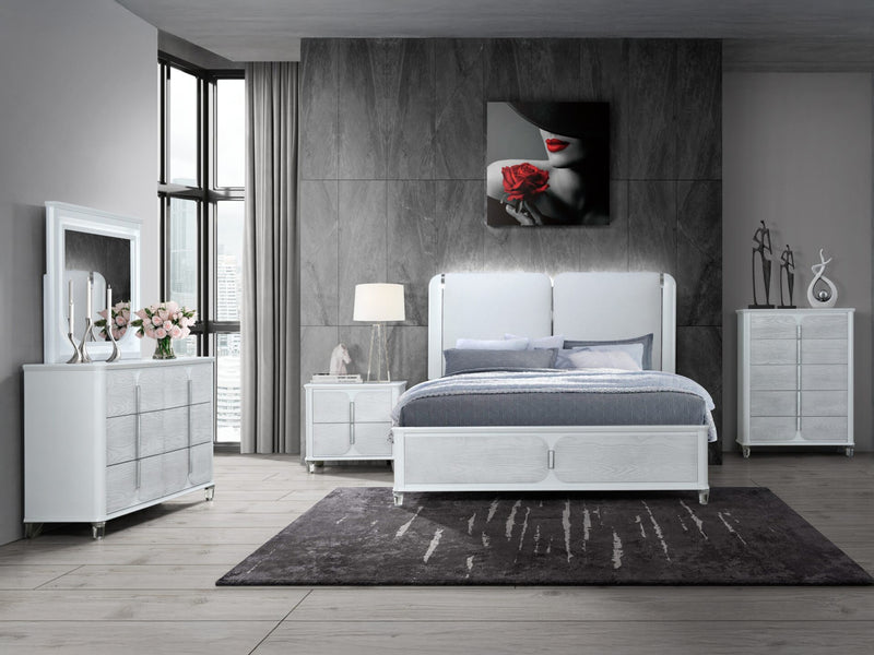 Apollo 63" Wide 6 Drawer Dresser With Mirror