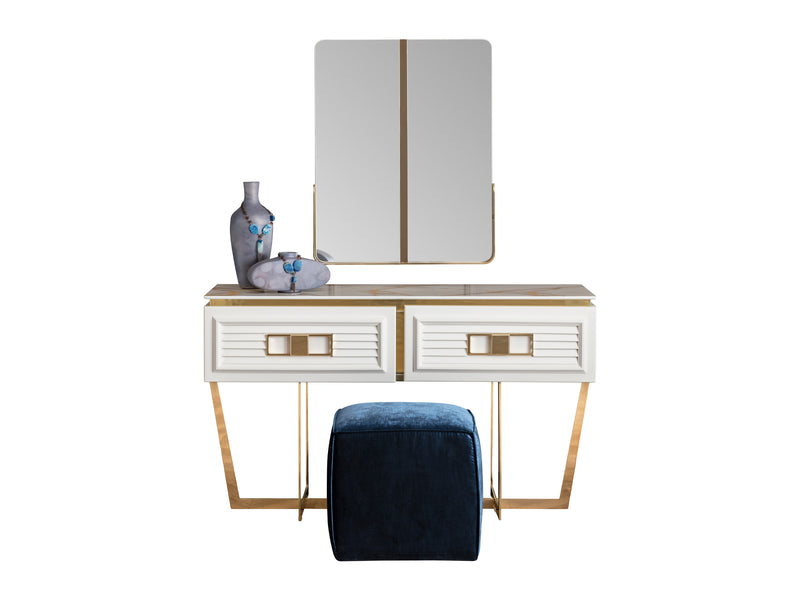 Gloria 56" Wide Dresser With Mirror