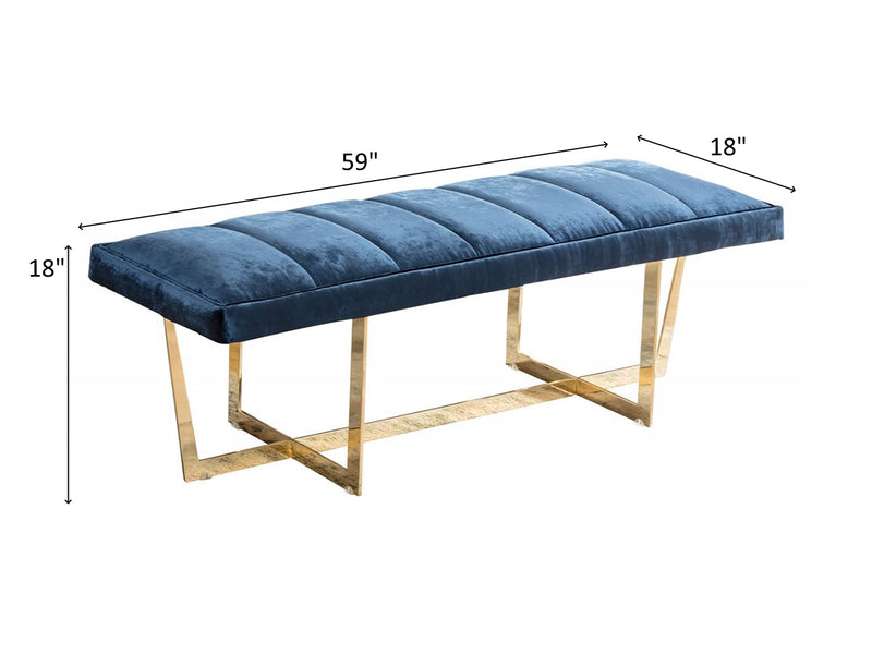 Gloria 59" Wide Bench