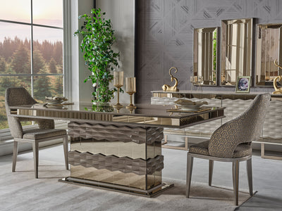 Gokce 6 Person Dining Room Set