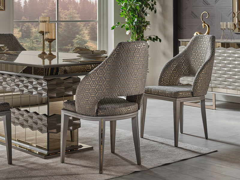 Gokce 6 Person Dining Room Set