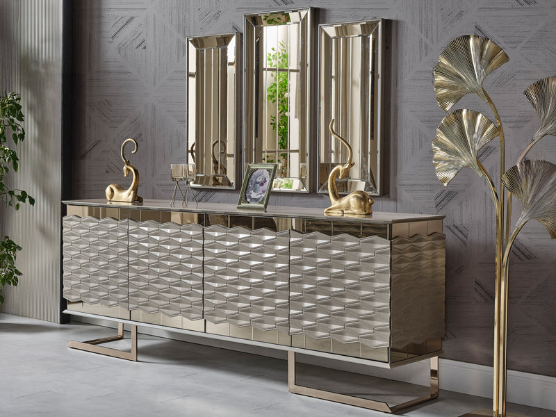 Gokce 6 Person Dining Room Set