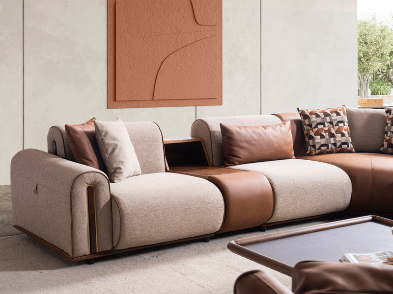 Grande 133.8" / 118" Wide Sectional