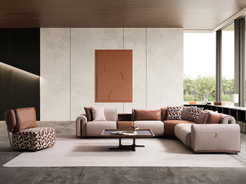 Grande 133.8" / 118" Wide Sectional