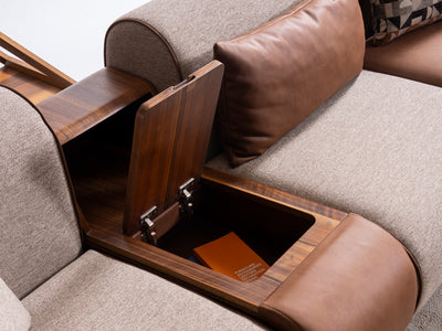 Grande 133.8" / 118" Wide Sectional