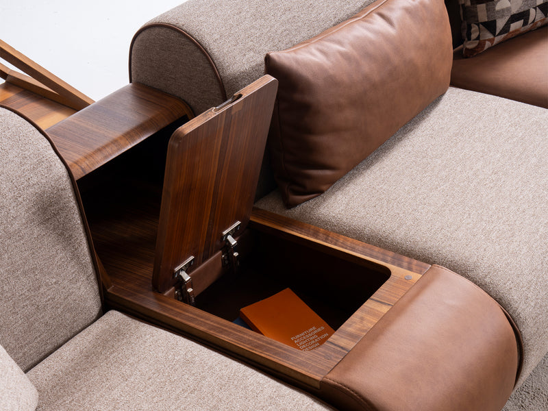 Grande 133.8" / 118" Wide Sectional