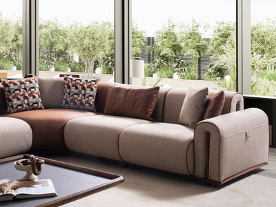 Grande 133.8" / 118" Wide Sectional