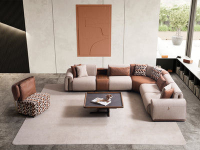 Grande 133.8" / 118" Wide Sectional