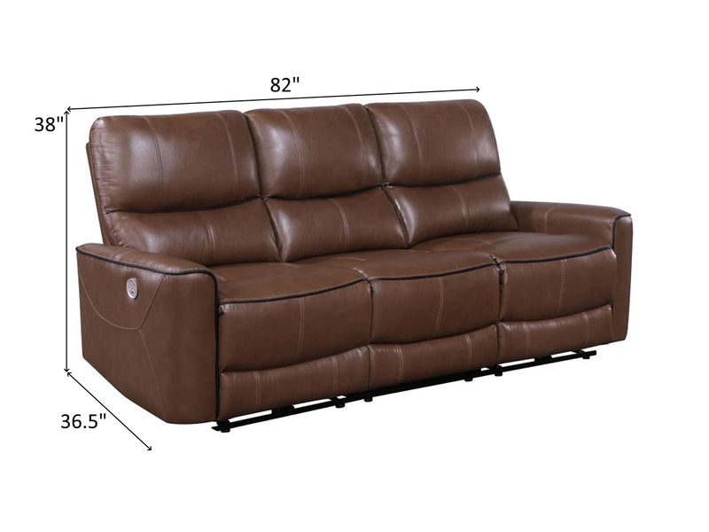 Greenfield 82" Wide Recliner Sofa