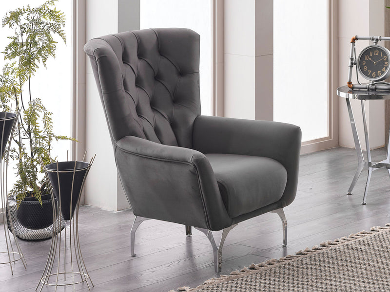 Gucci 32.7" Wide Tufted Armchair