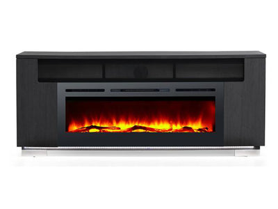 Haley 76" Wide TV Stand With Electric Fireplace