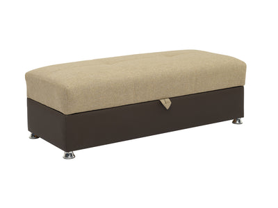 Harmoni 54" Wide Leather Ottoman