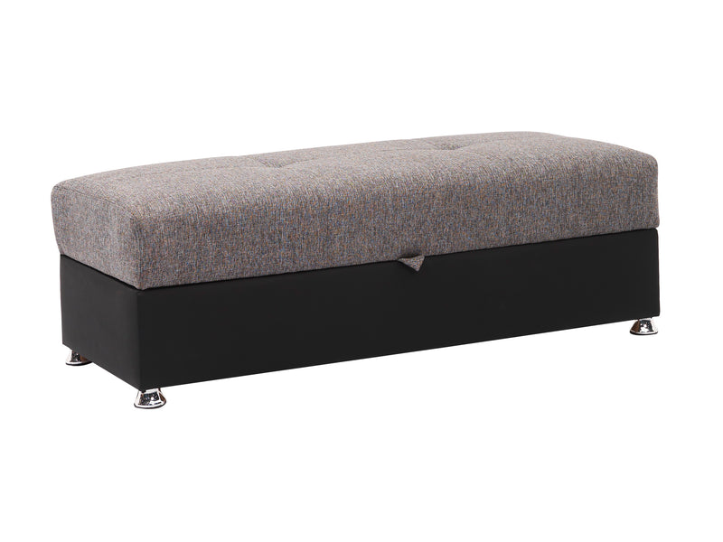 Harmoni 54" Wide Leather Ottoman