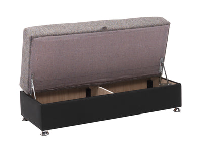 Harmoni 54" Wide Leather Ottoman