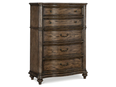Heath Court 1682 40" Wide 5 Drawer Traditional Chest