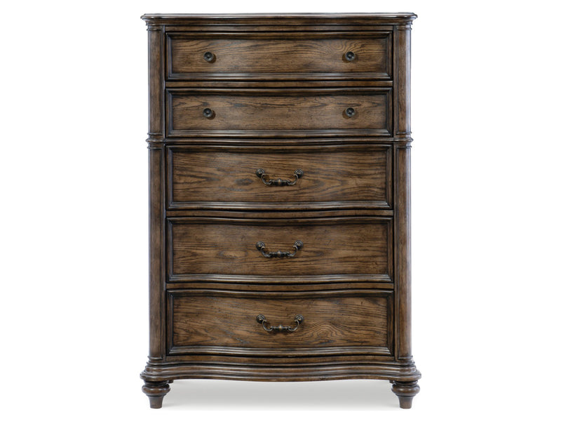 Heath Court 1682 40" Wide 5 Drawer Traditional Chest