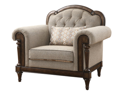 Heath Court 1682 47" Wide Tufted Upholstery Traditional Armchair