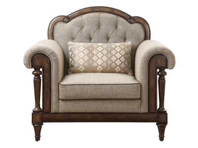 Heath Court 1682 47" Wide Tufted Upholstery Traditional Armchair