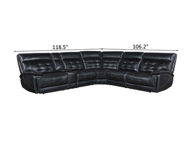 Hewitt 118.5" / 106.2" Wide Recliner Sectional