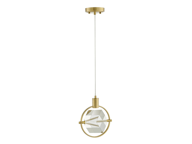 Hollywood Cube Single 7" Wide Chandelier