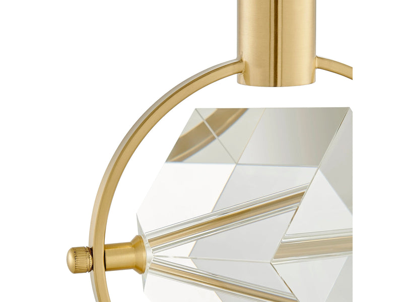 Hollywood Cube Single 7" Wide Chandelier