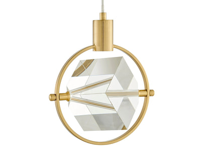 Hollywood Cube Single 7" Wide Chandelier