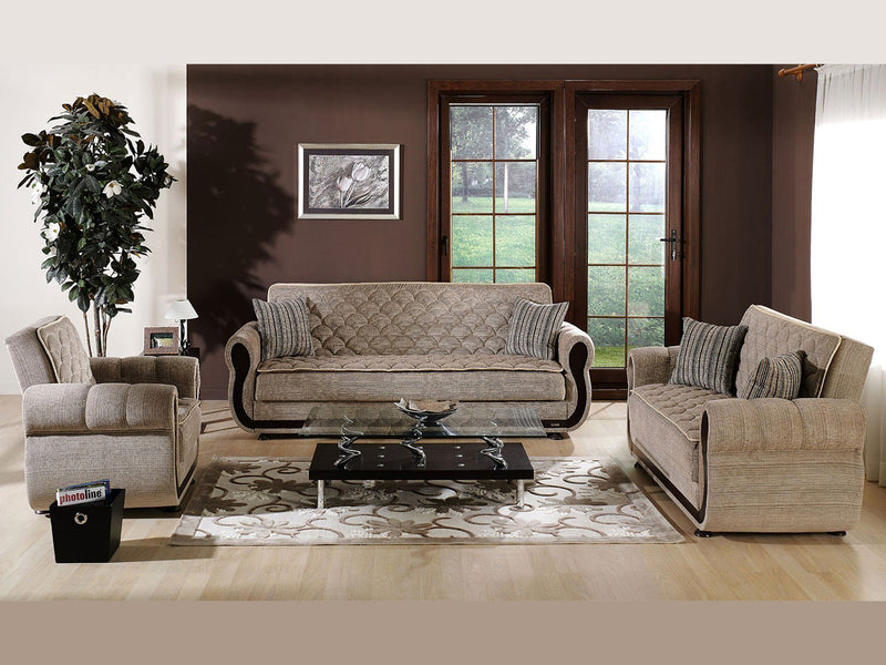 Argos 67" Wide Convertible Loveseat