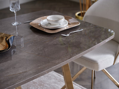 Veronica 78.7" Wide Dining Table